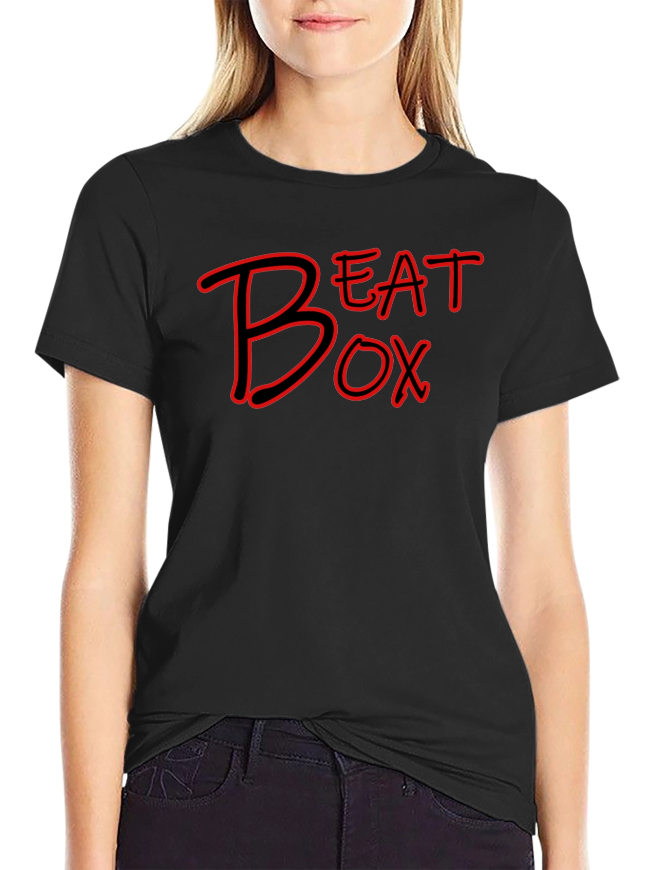 Beat Box Graphic Tee - Black T-Shirt