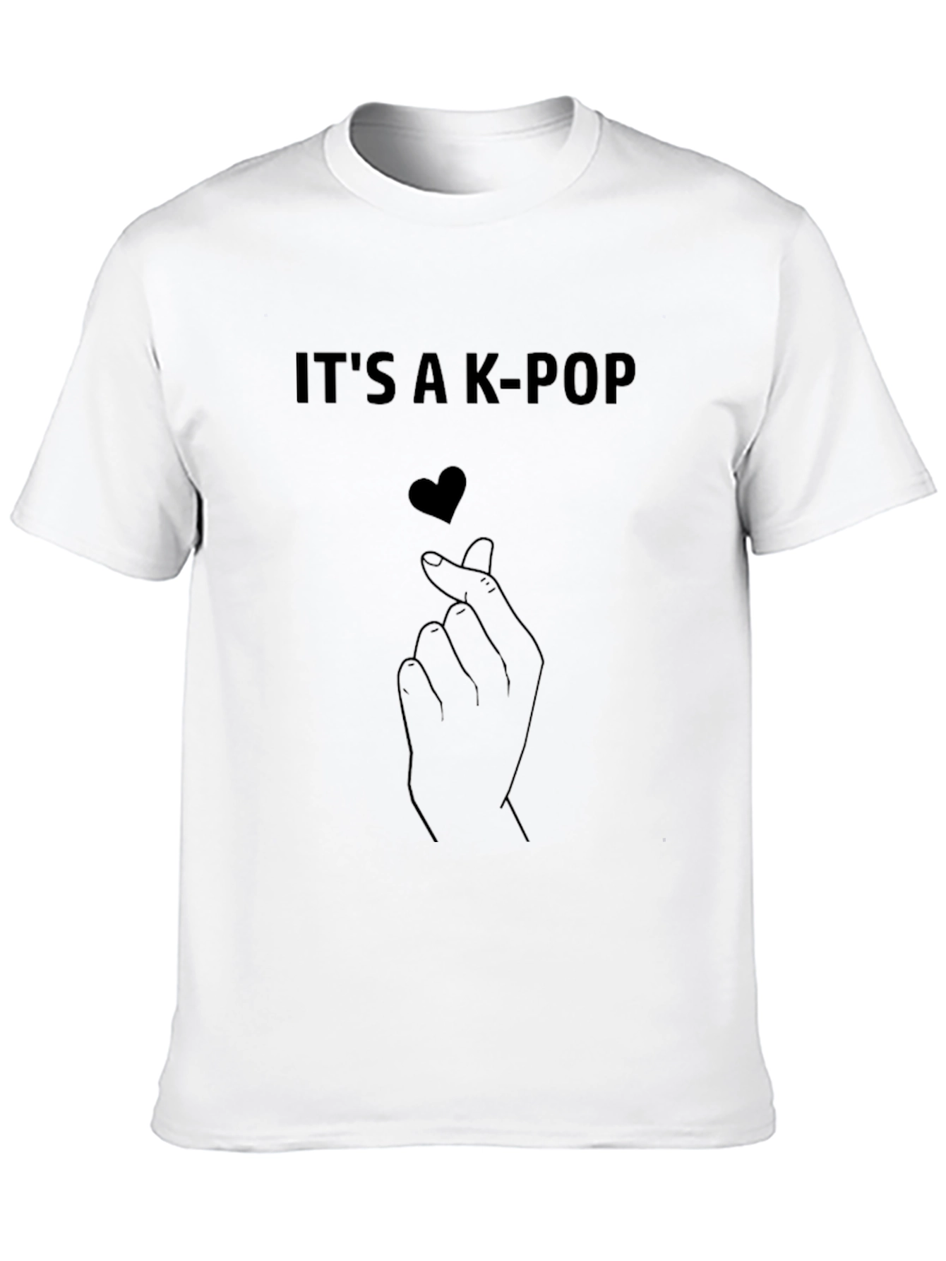 K-Pop Heart Graphic Tee