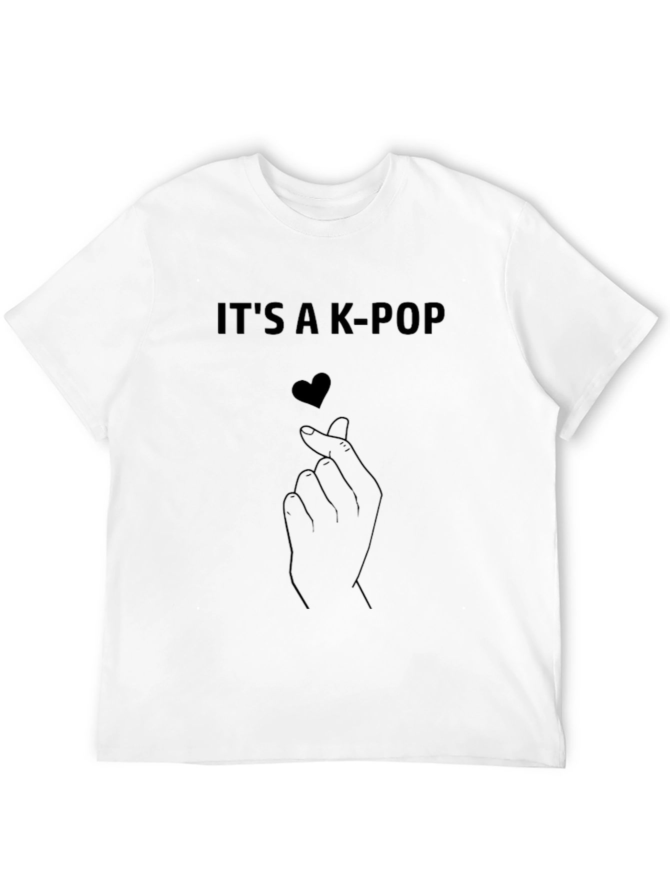 K-Pop Heart Graphic Tee