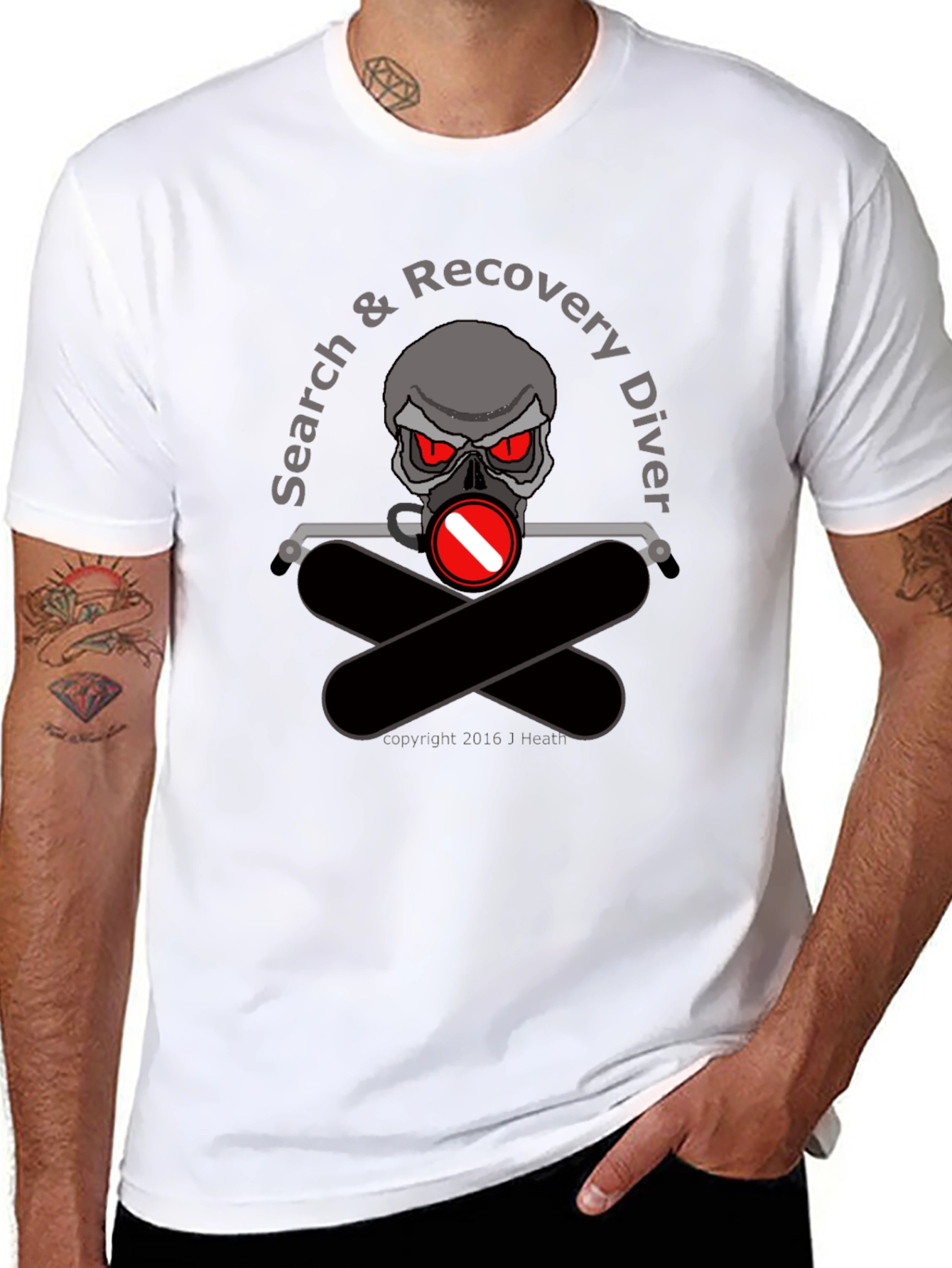 Search & Recovery Diver Graphic T-Shirt