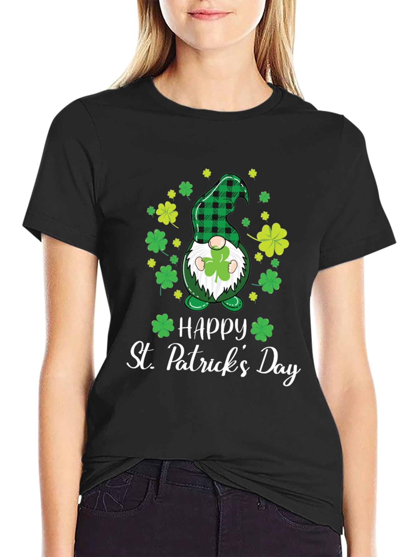 St. Patricks Day Gnome Graphic Tee