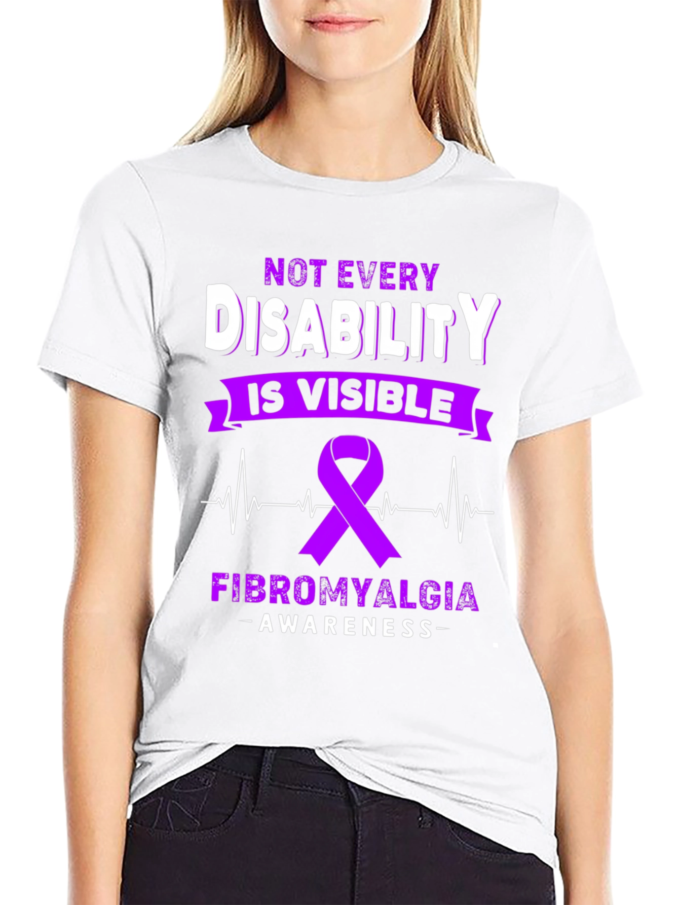 Fibromyalgia Awareness T-Shirt - Disability Awareness