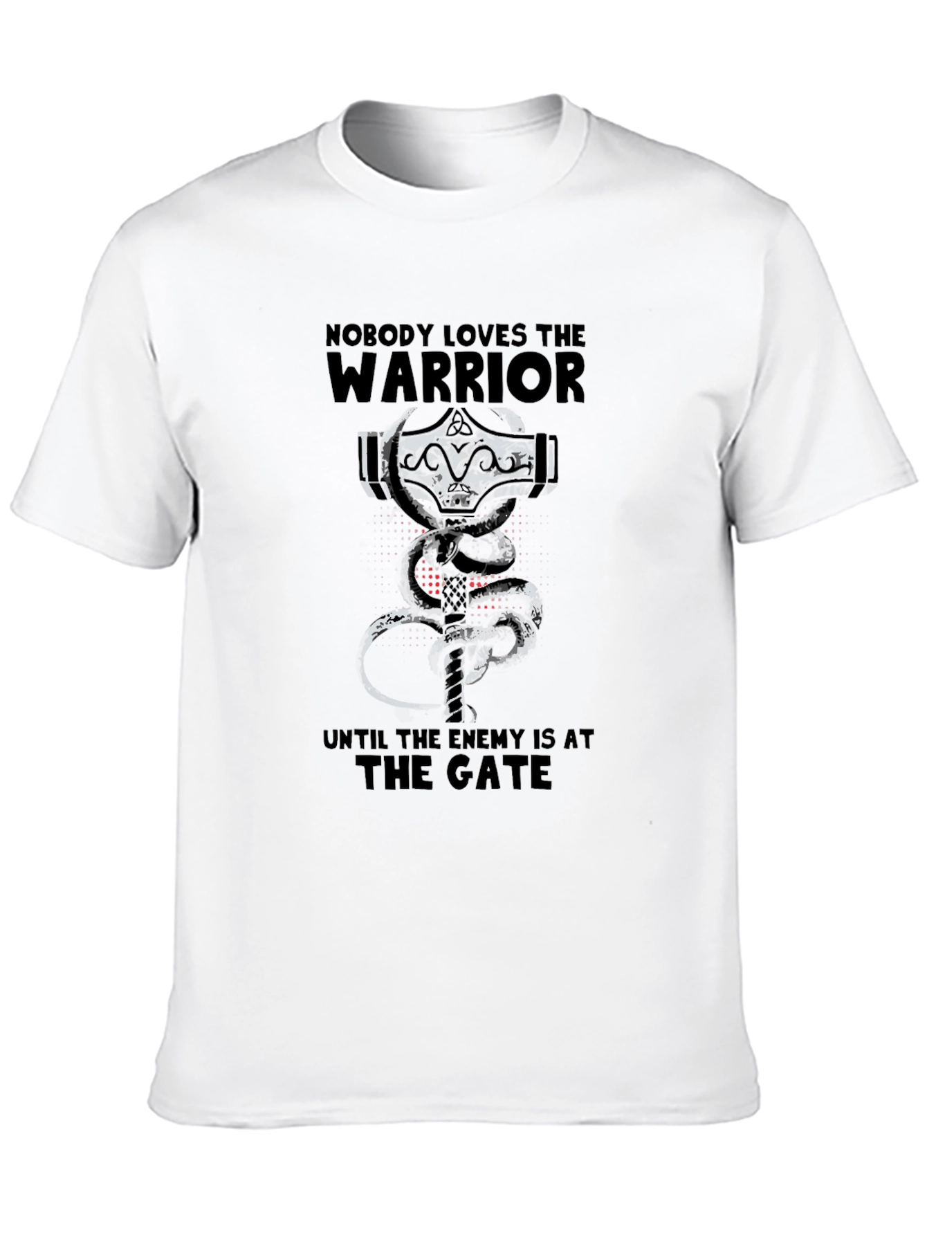 Warrior Gate Graphic Tee - Black