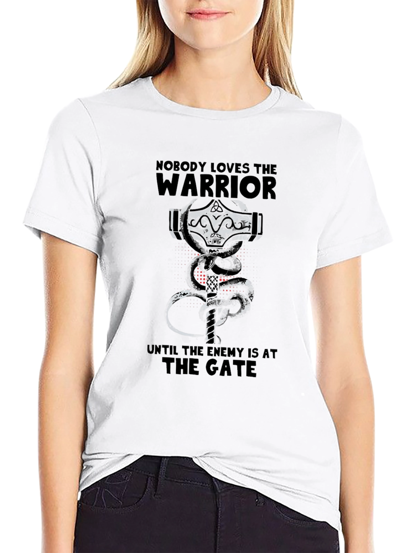 Warrior Gate Graphic Tee - Black