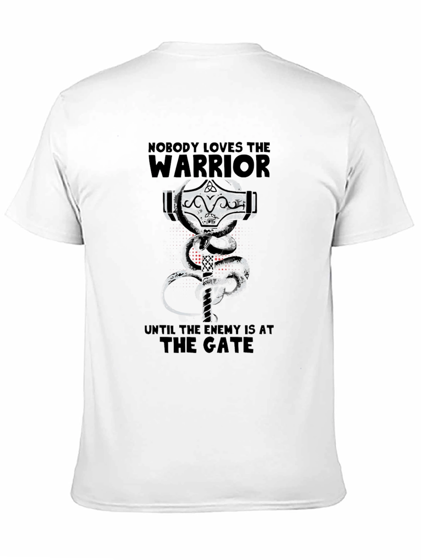 Warrior Gate Graphic Tee - Black