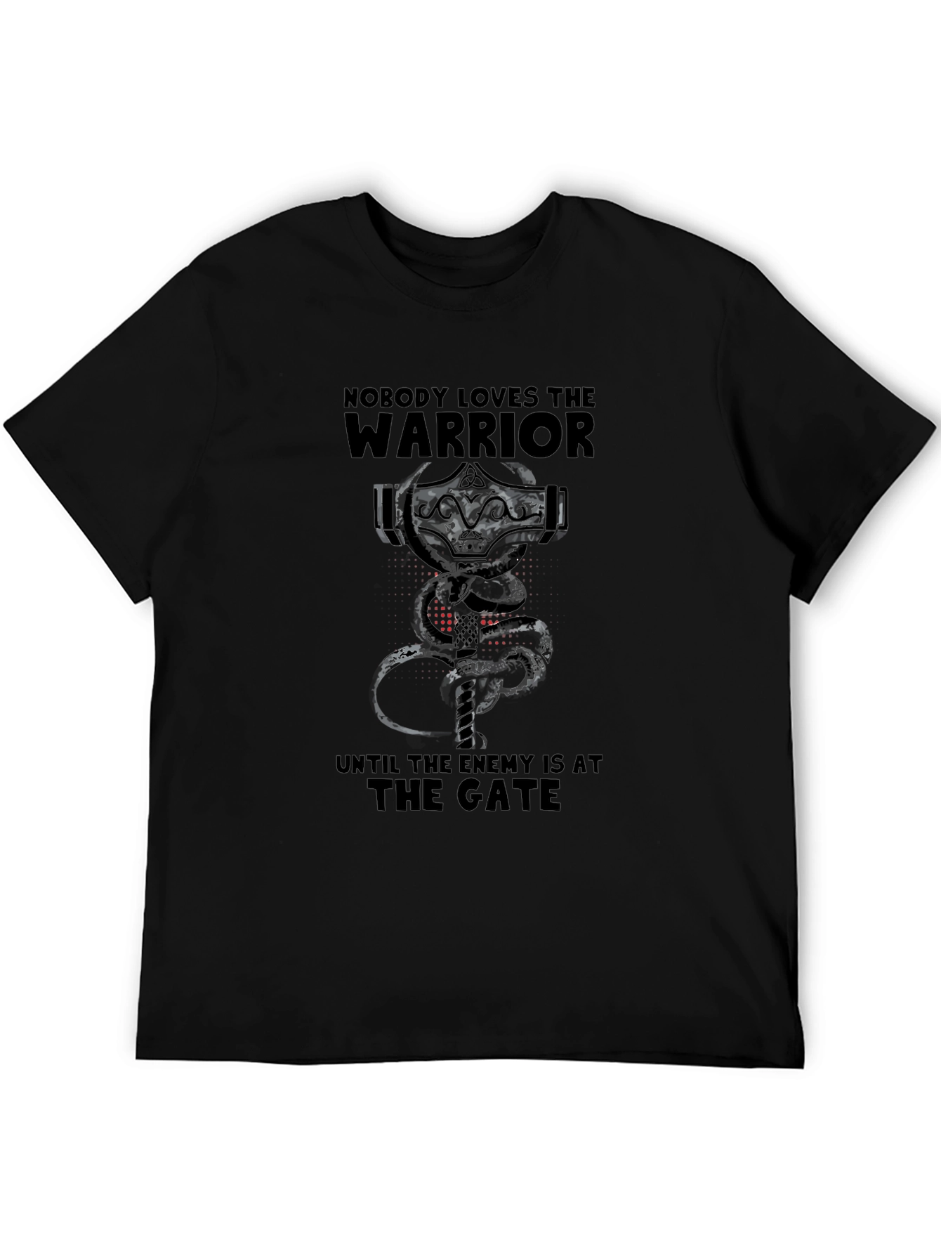 Warrior Gate Graphic Tee - Black