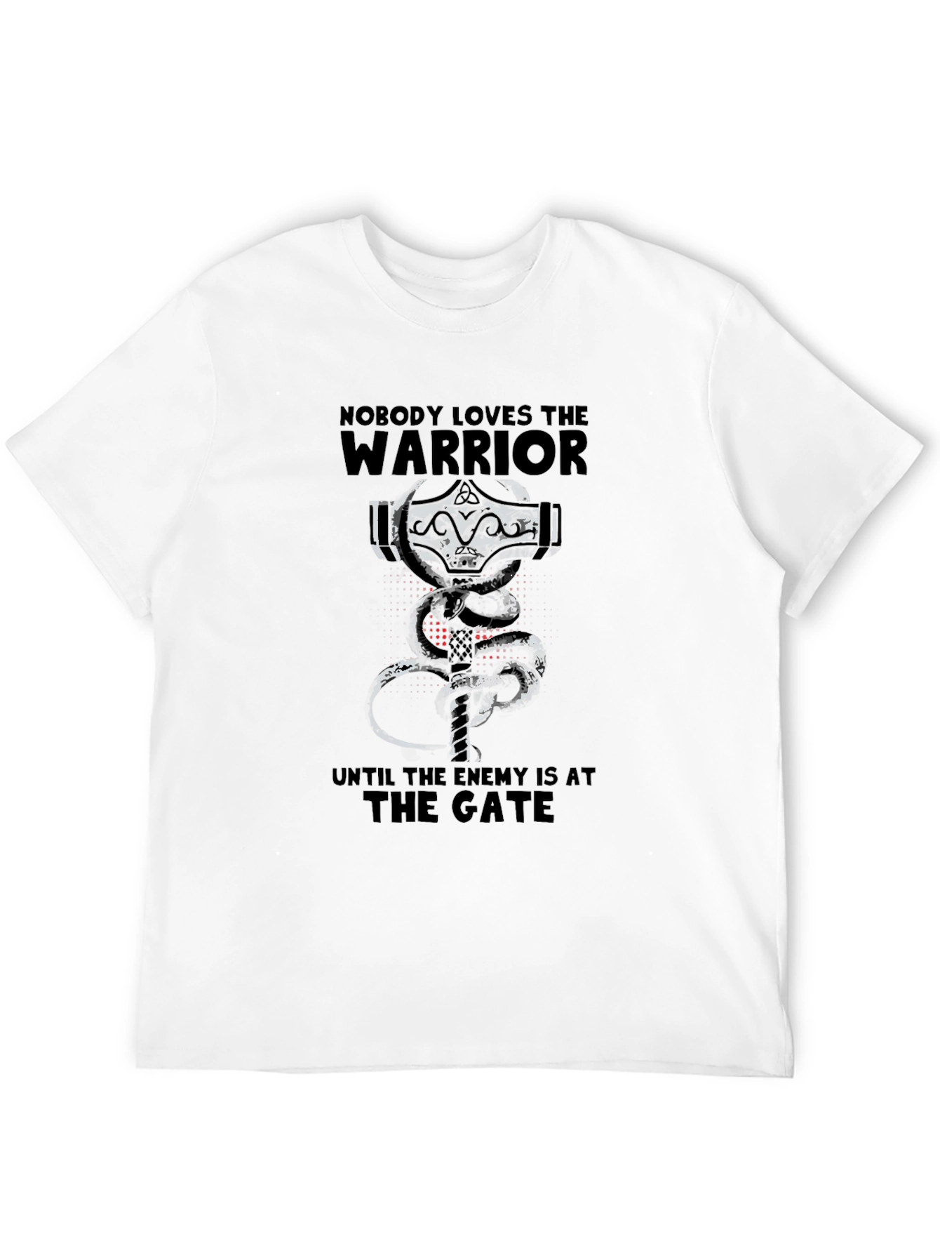 Warrior Gate Graphic Tee - Black