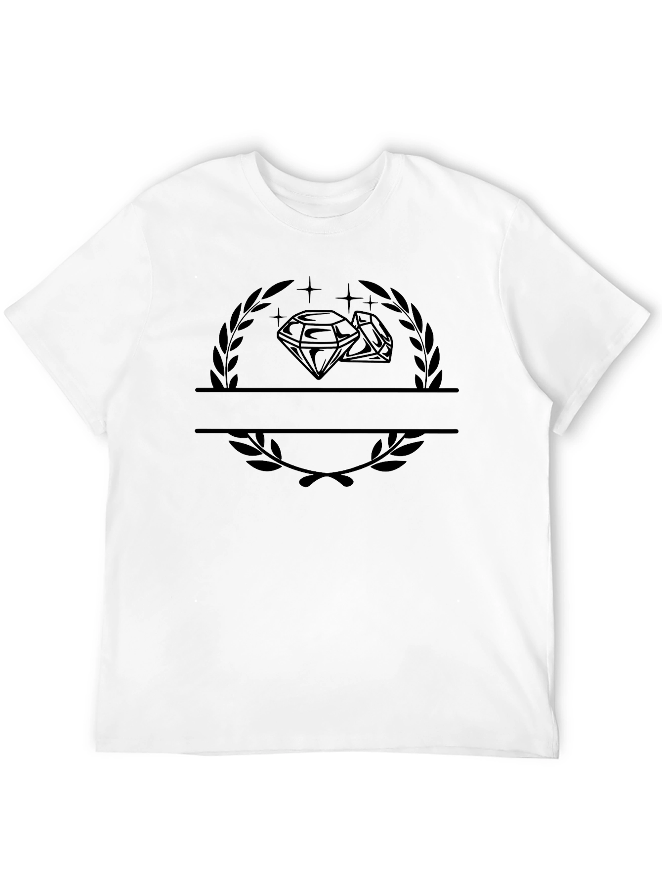 Diamond Emblem Black T-Shirt