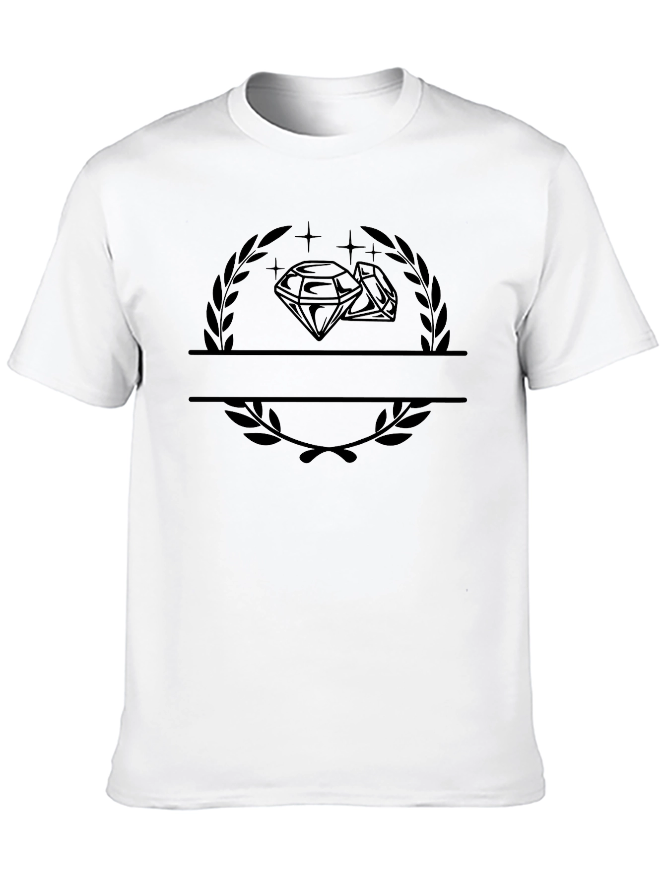 Diamond Emblem Black T-Shirt
