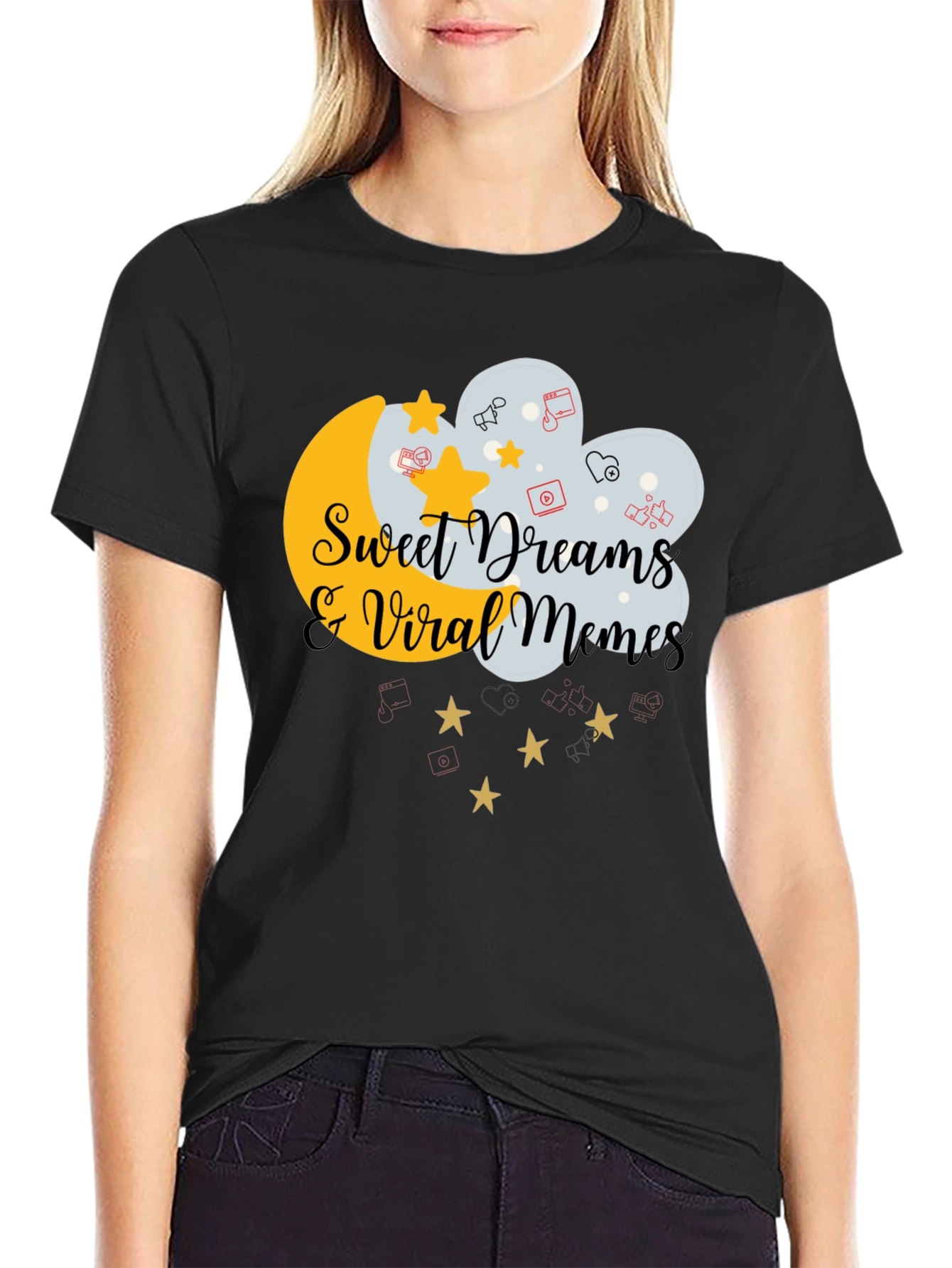 Sweet Dreams & Viral Memes Graphic Tee