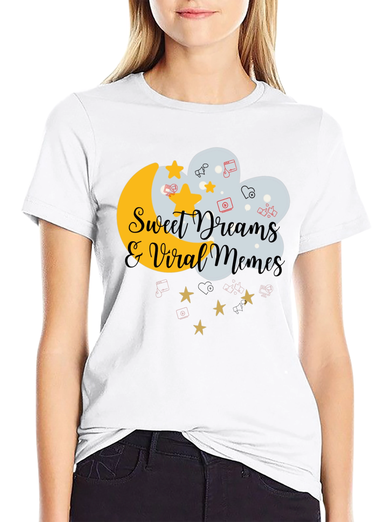 Sweet Dreams & Viral Memes Graphic Tee