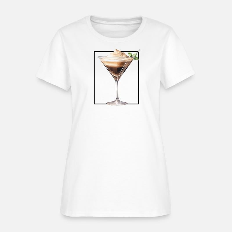 Espresso Martini Watercolour Minimalist Glass