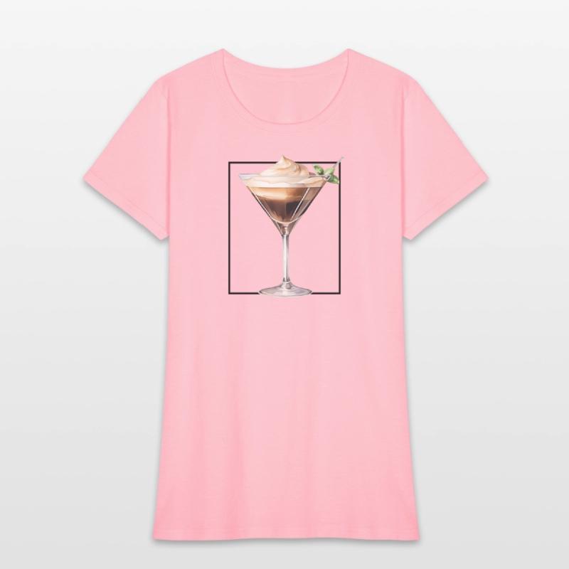 Espresso Martini Watercolour Minimalist Glass