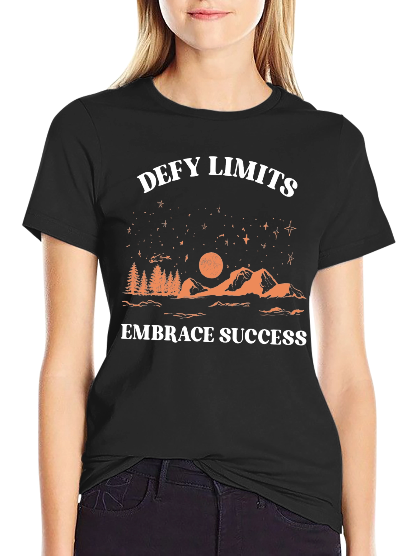 Defy Limits Graphic Tee - Embrace Success