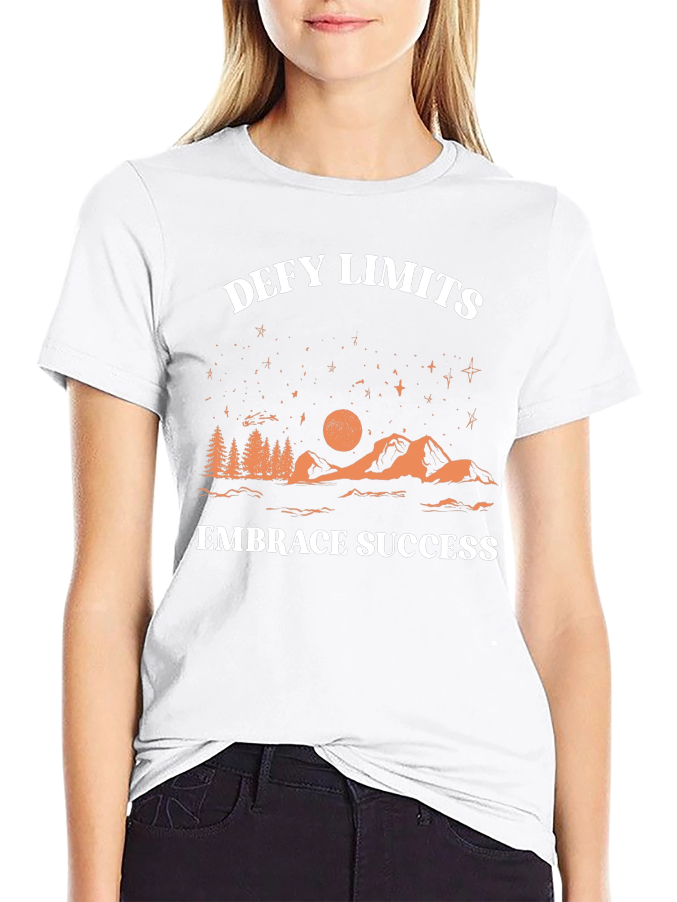 Defy Limits Graphic Tee - Embrace Success