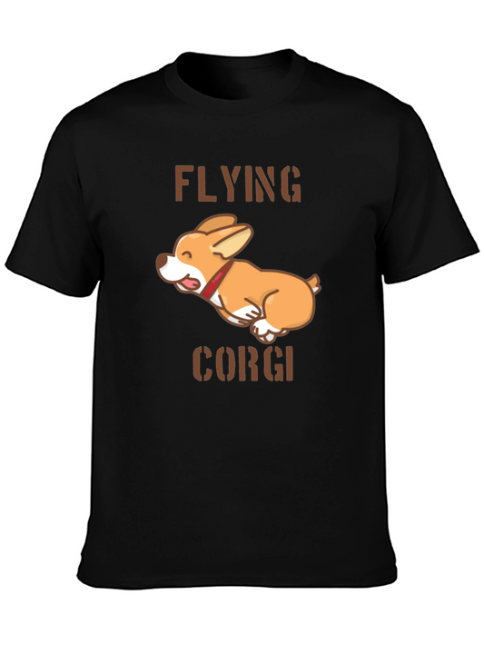 Flying Corgi T-Shirt - Cute Dog Tee