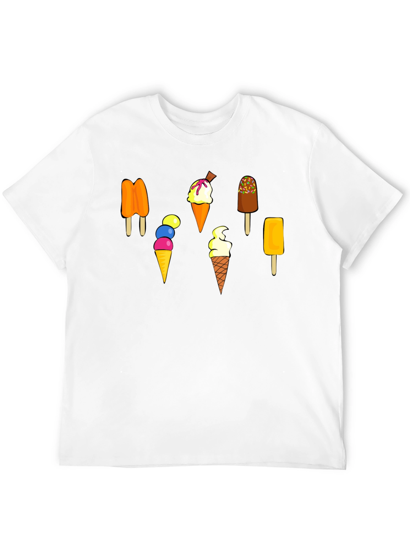 Ice Cream Pops T-Shirt Cool Summer Fun Treat Tee