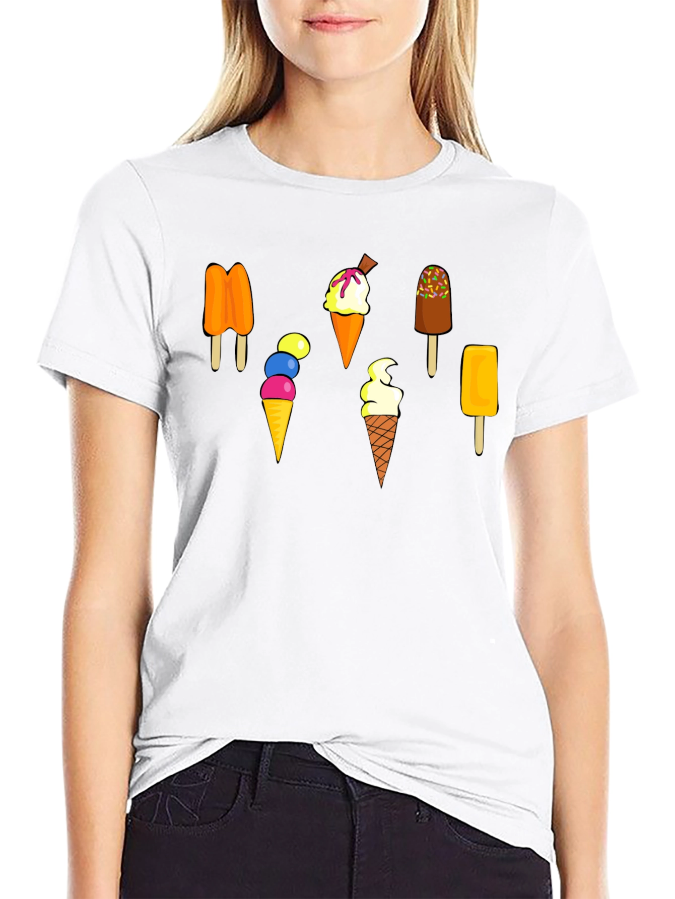 Ice Cream Pops T-Shirt Cool Summer Fun Treat Tee