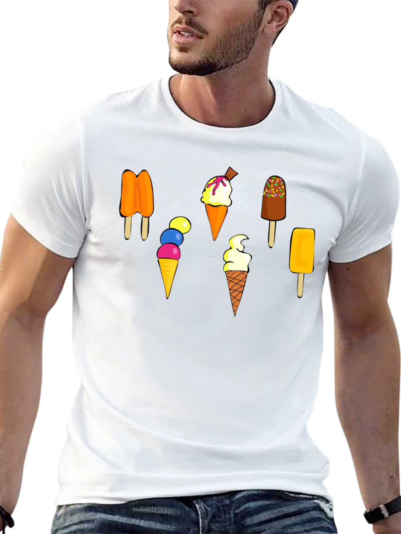 Ice Cream Pops T-Shirt Cool Summer Fun Treat Tee