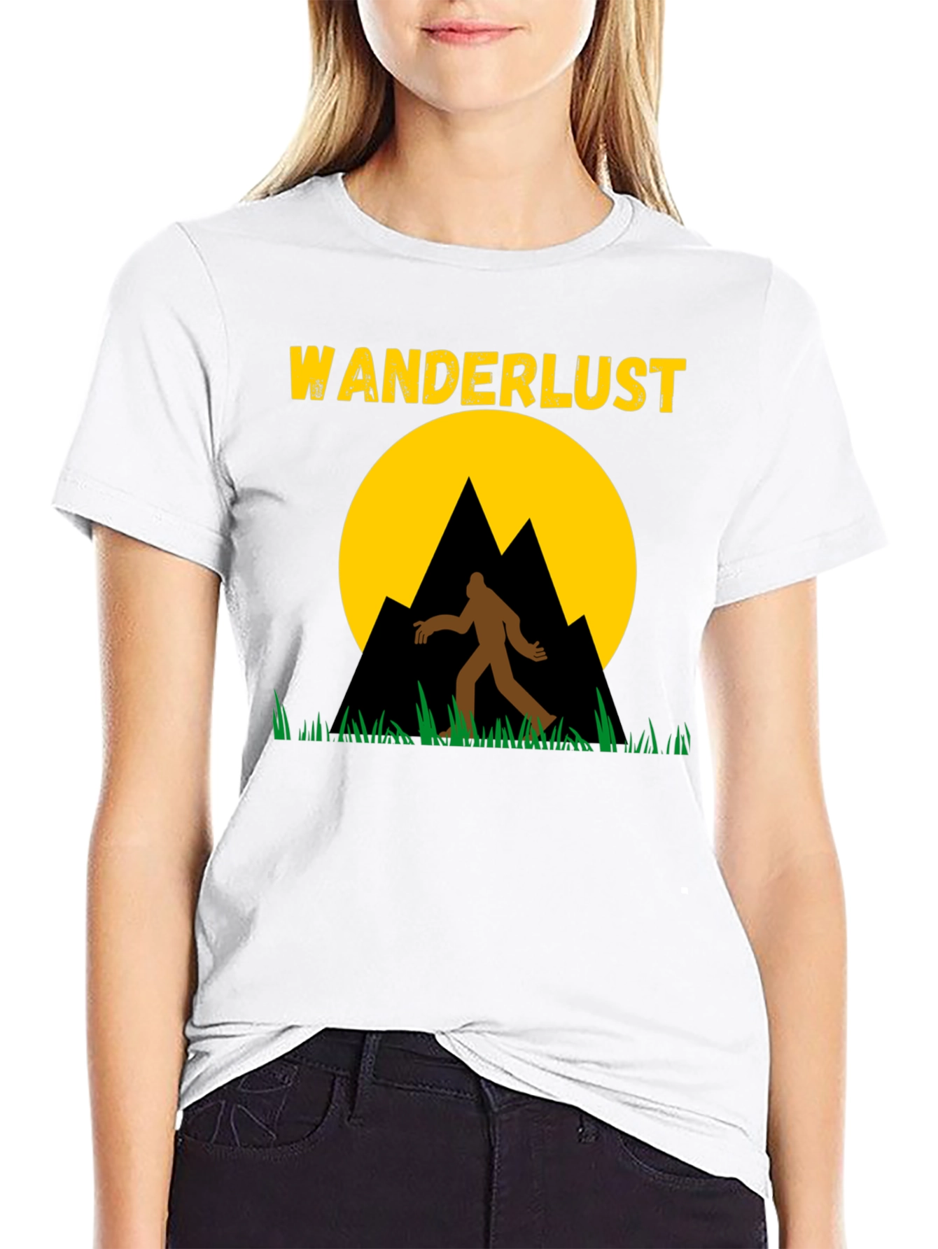 Wanderlust Bigfoot Graphic Tee - Adventure Awaits!