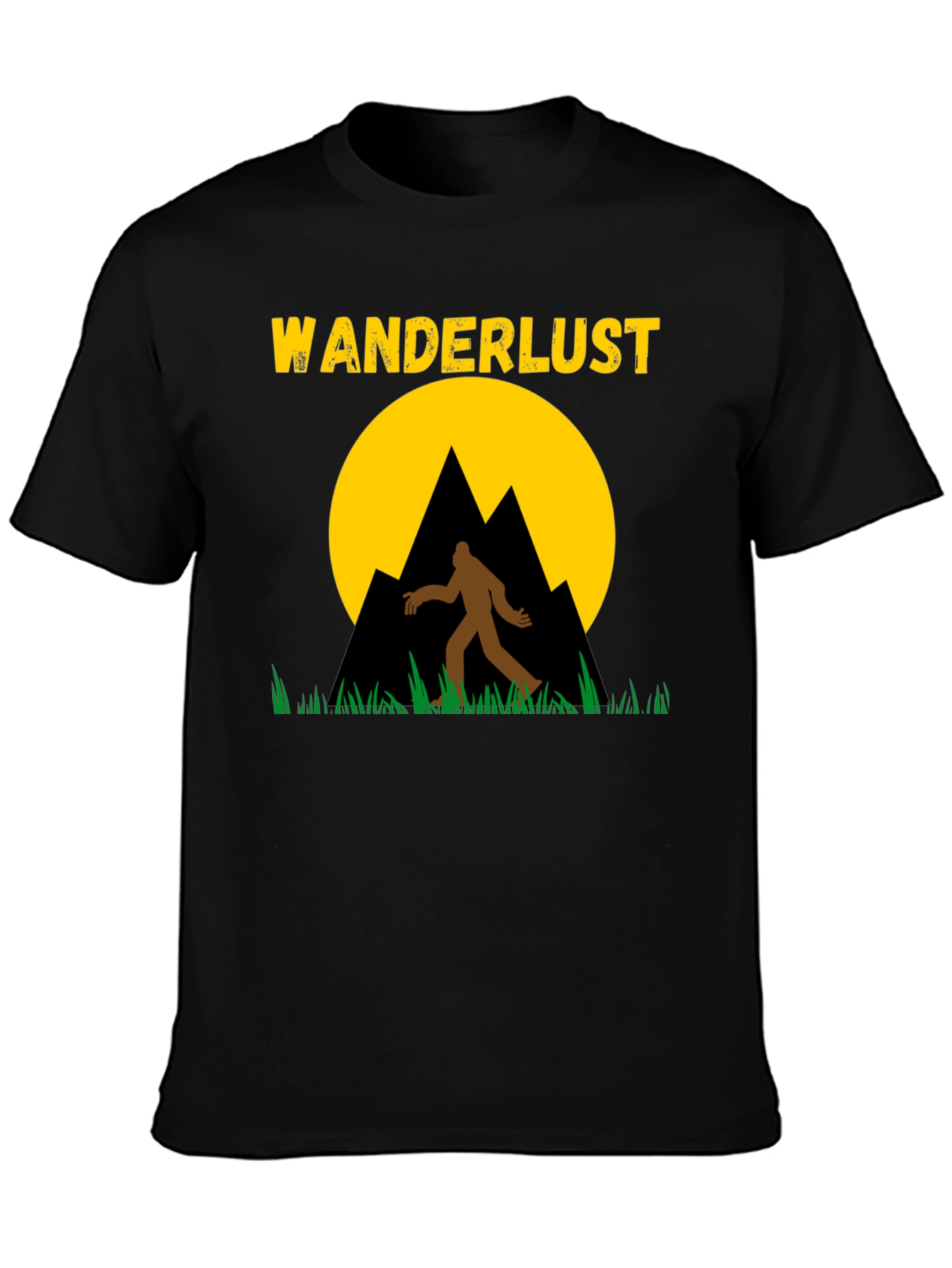 Wanderlust Bigfoot Graphic Tee - Adventure Awaits!