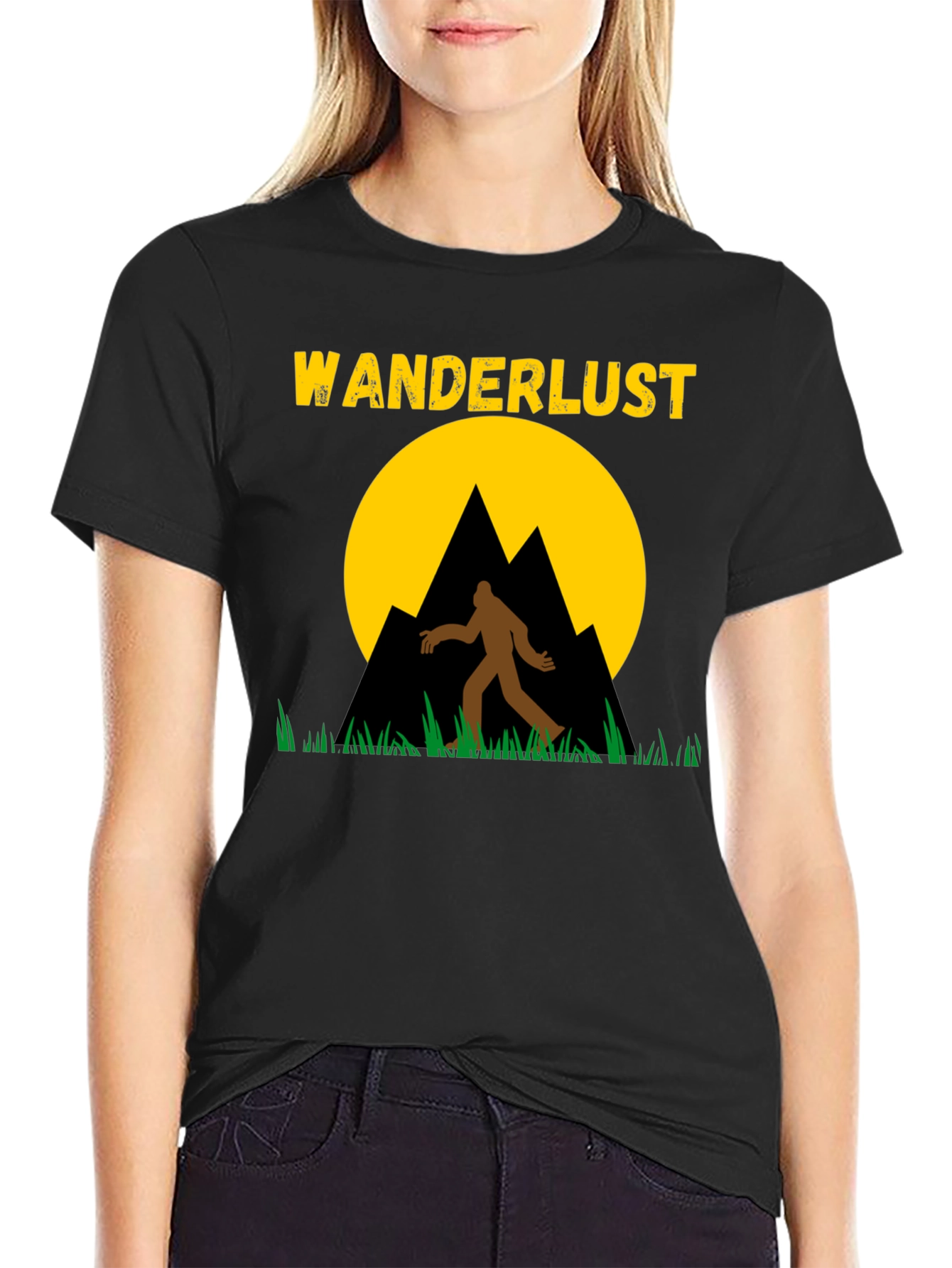 Wanderlust Bigfoot Graphic Tee - Adventure Awaits!