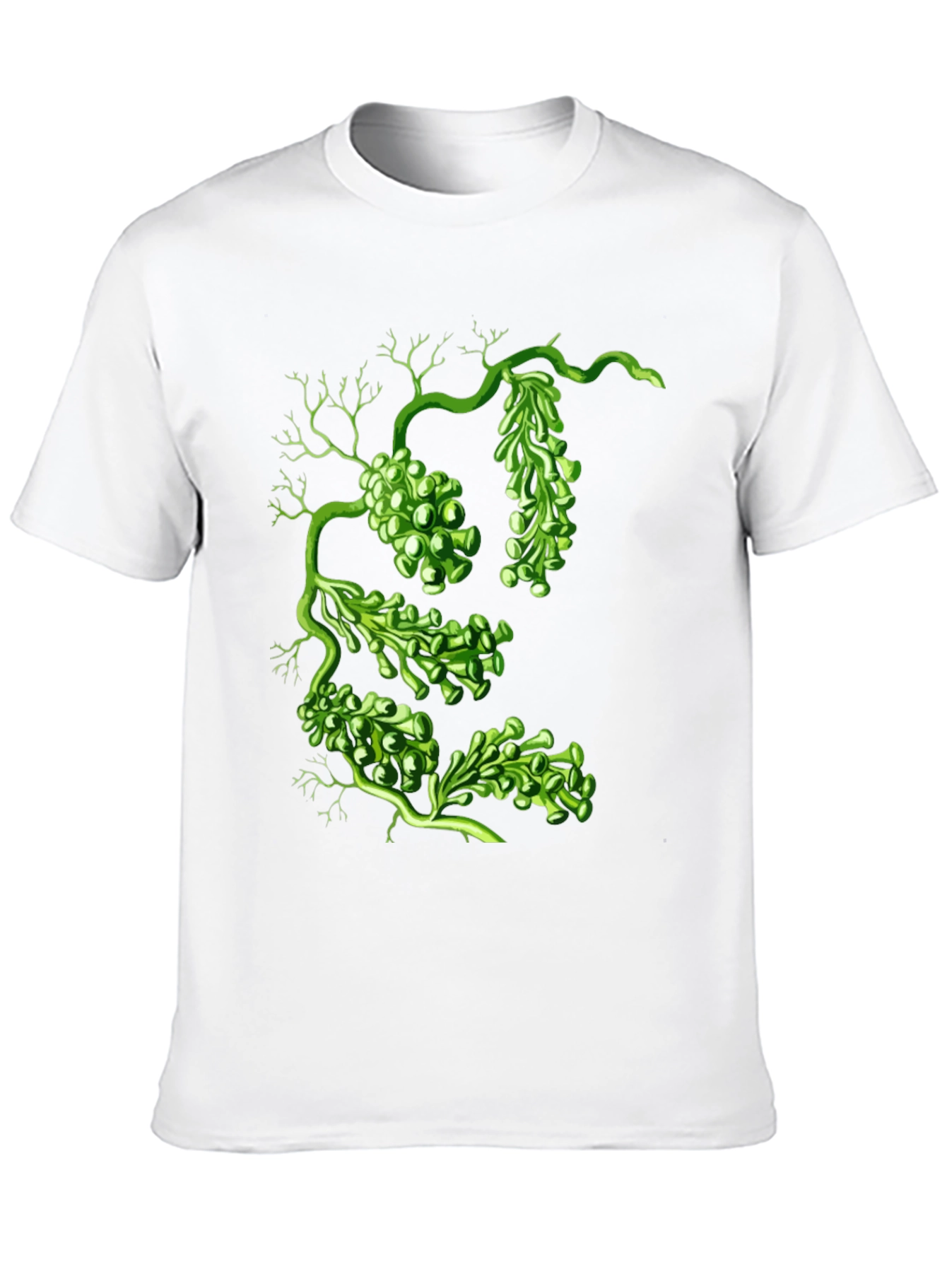 Sea Grape Graphic Tee - Black Cotton Shirt