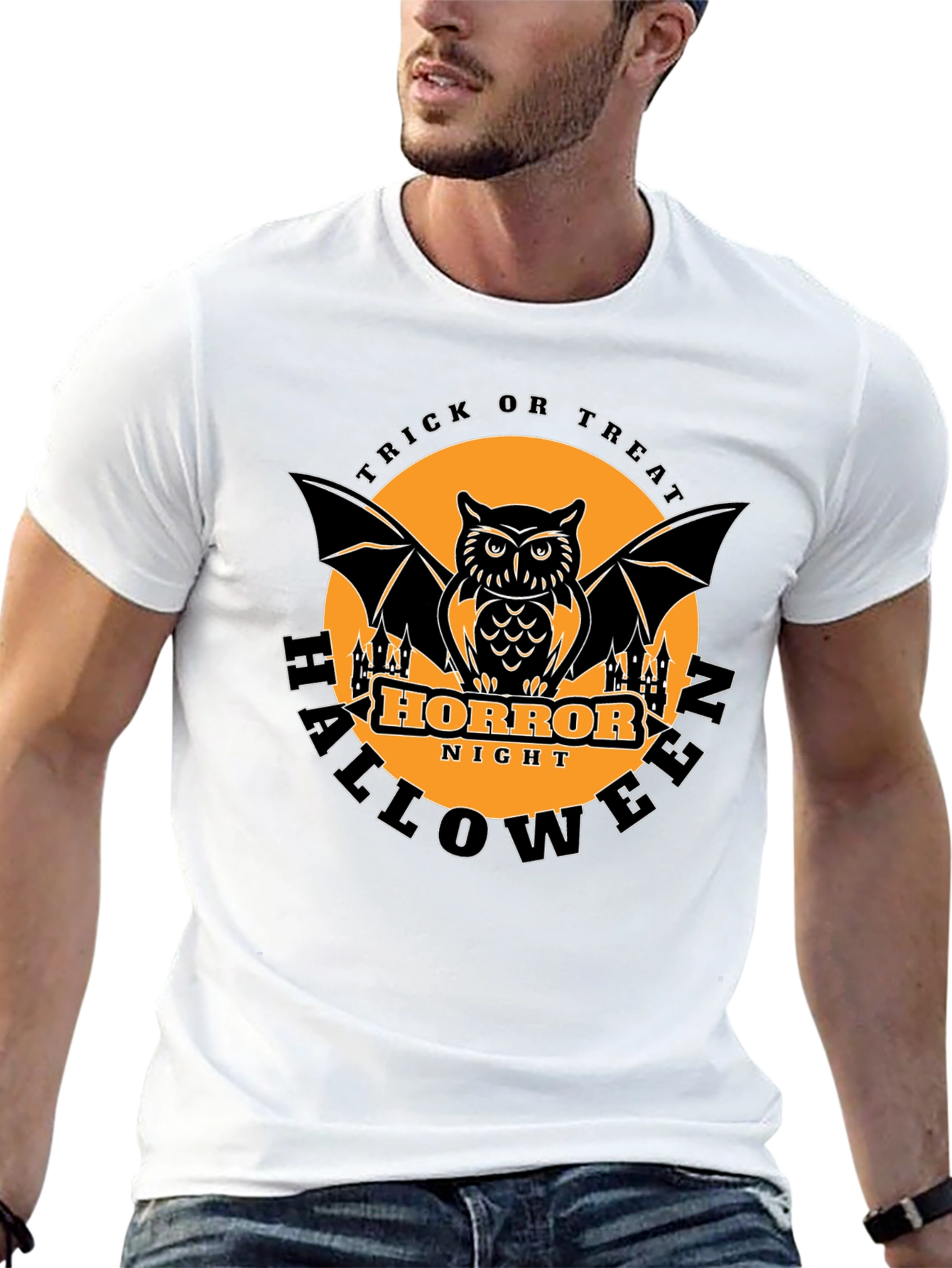 Halloween Horror Night Graphic T-Shirt