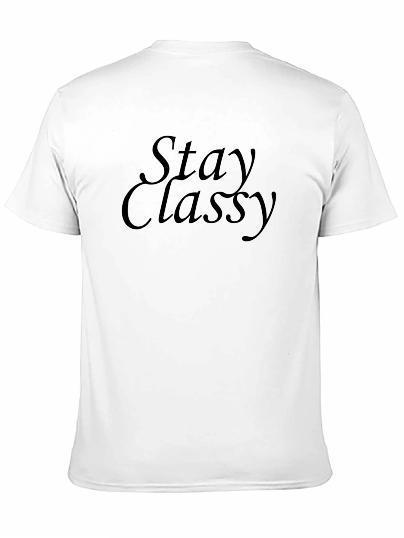 Stay Classy Black Graphic T-Shirt