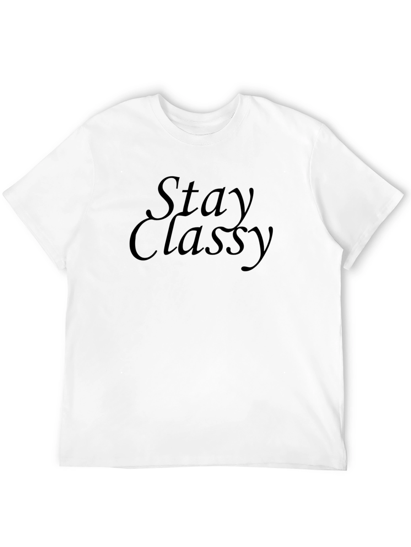 Stay Classy Black Graphic T-Shirt