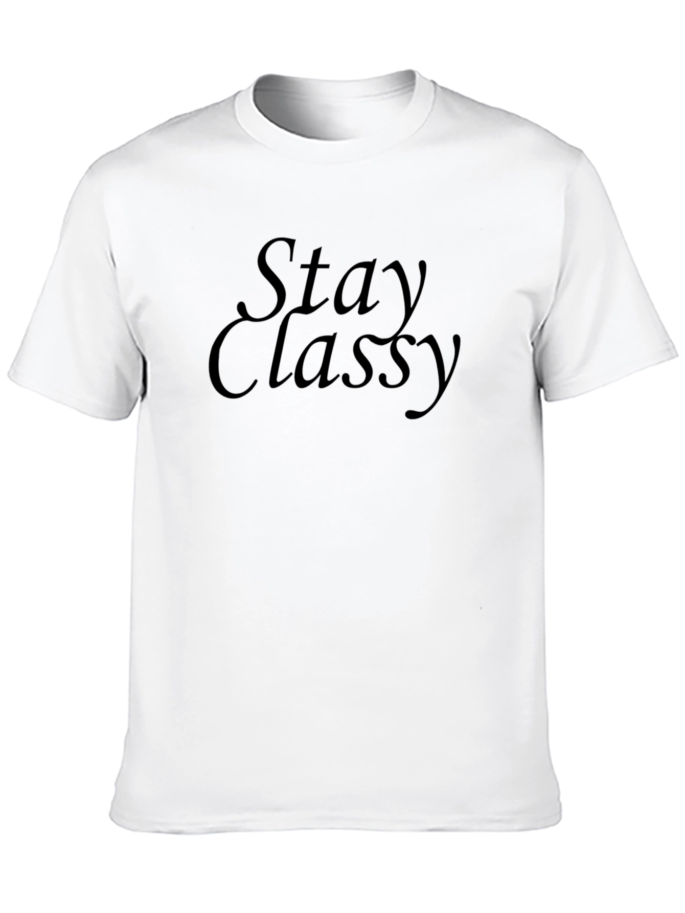 Stay Classy Black Graphic T-Shirt