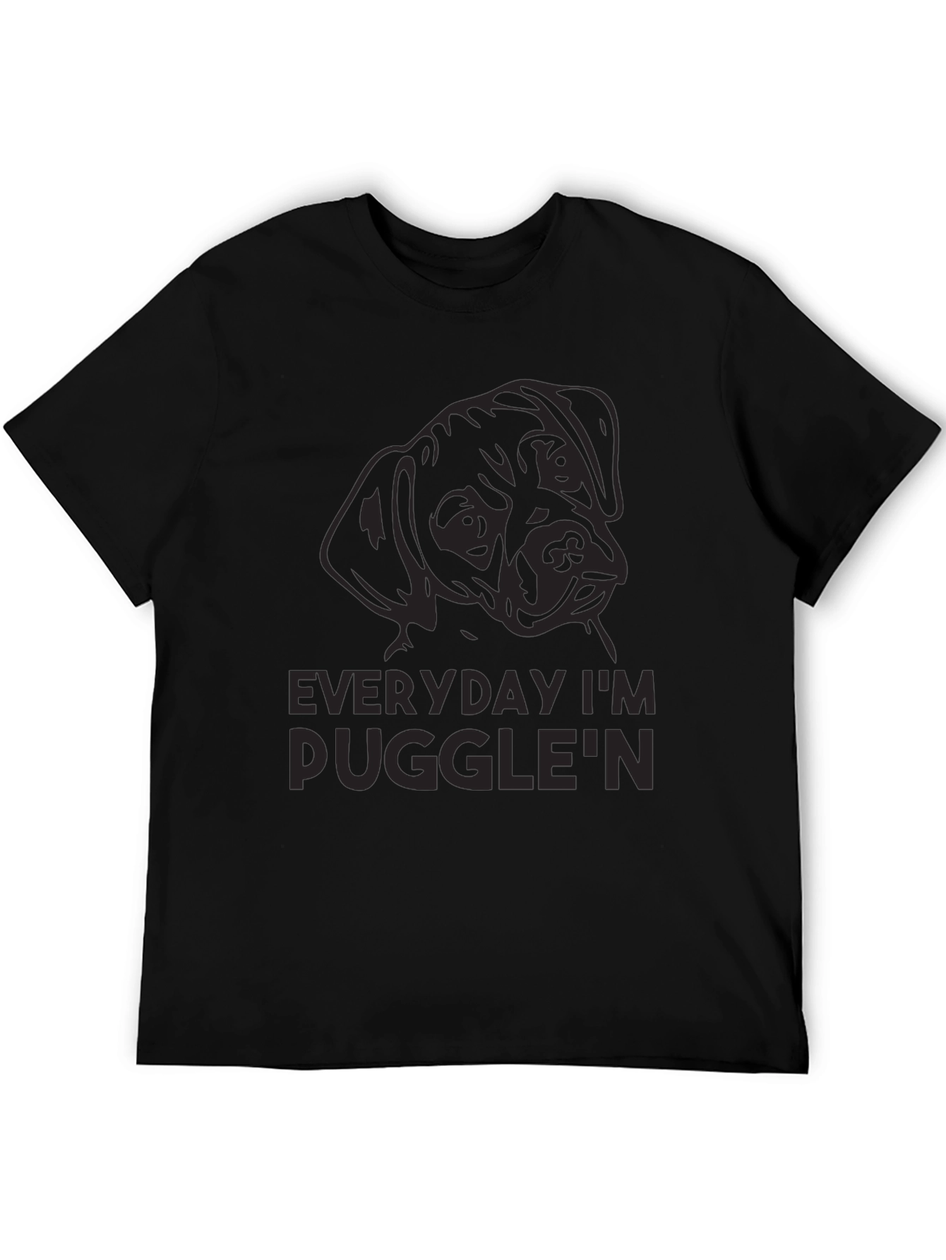 Everyday Im Pugglen Graphic Tee