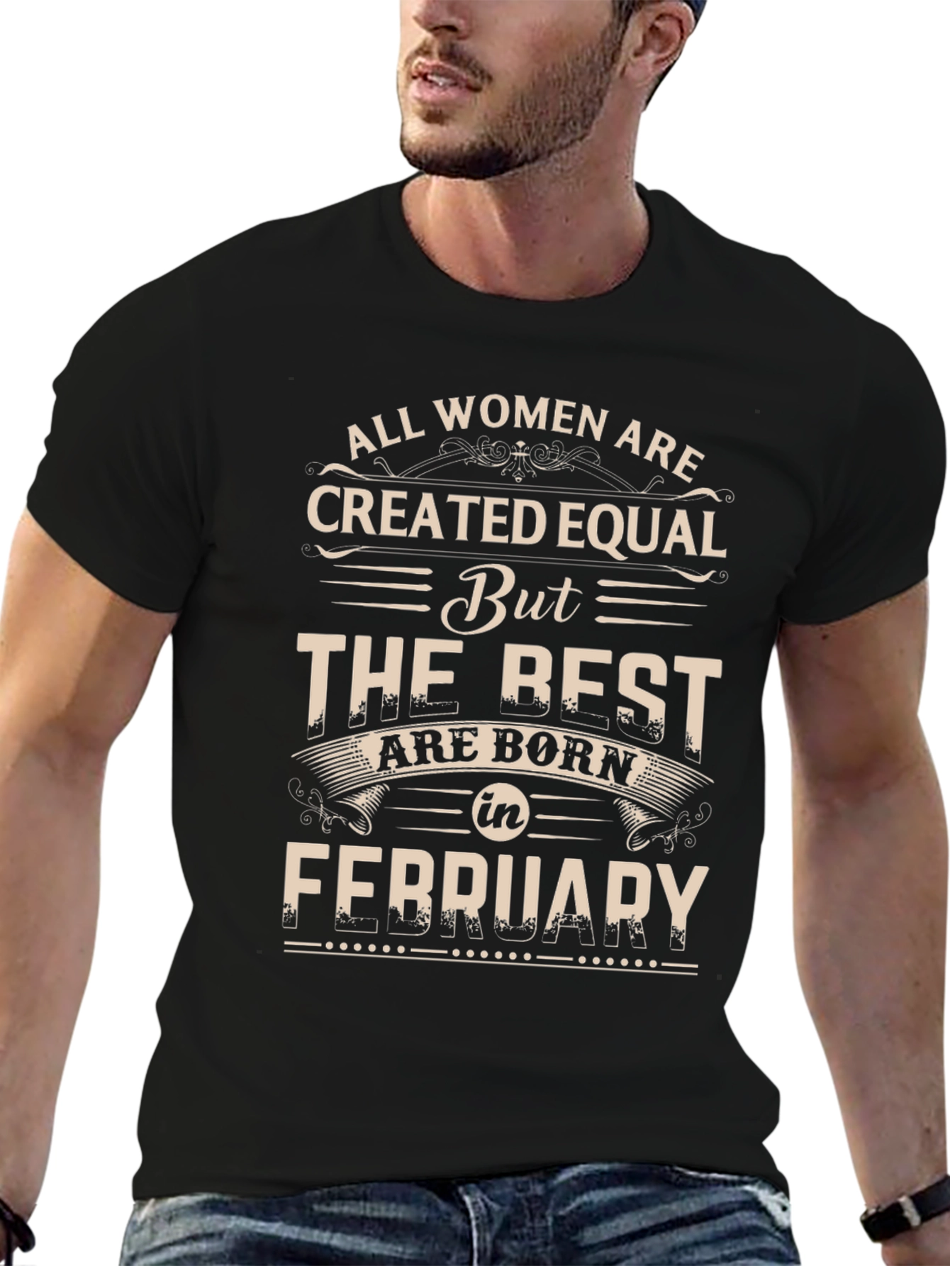 Born in February T-Shirt - Best Women