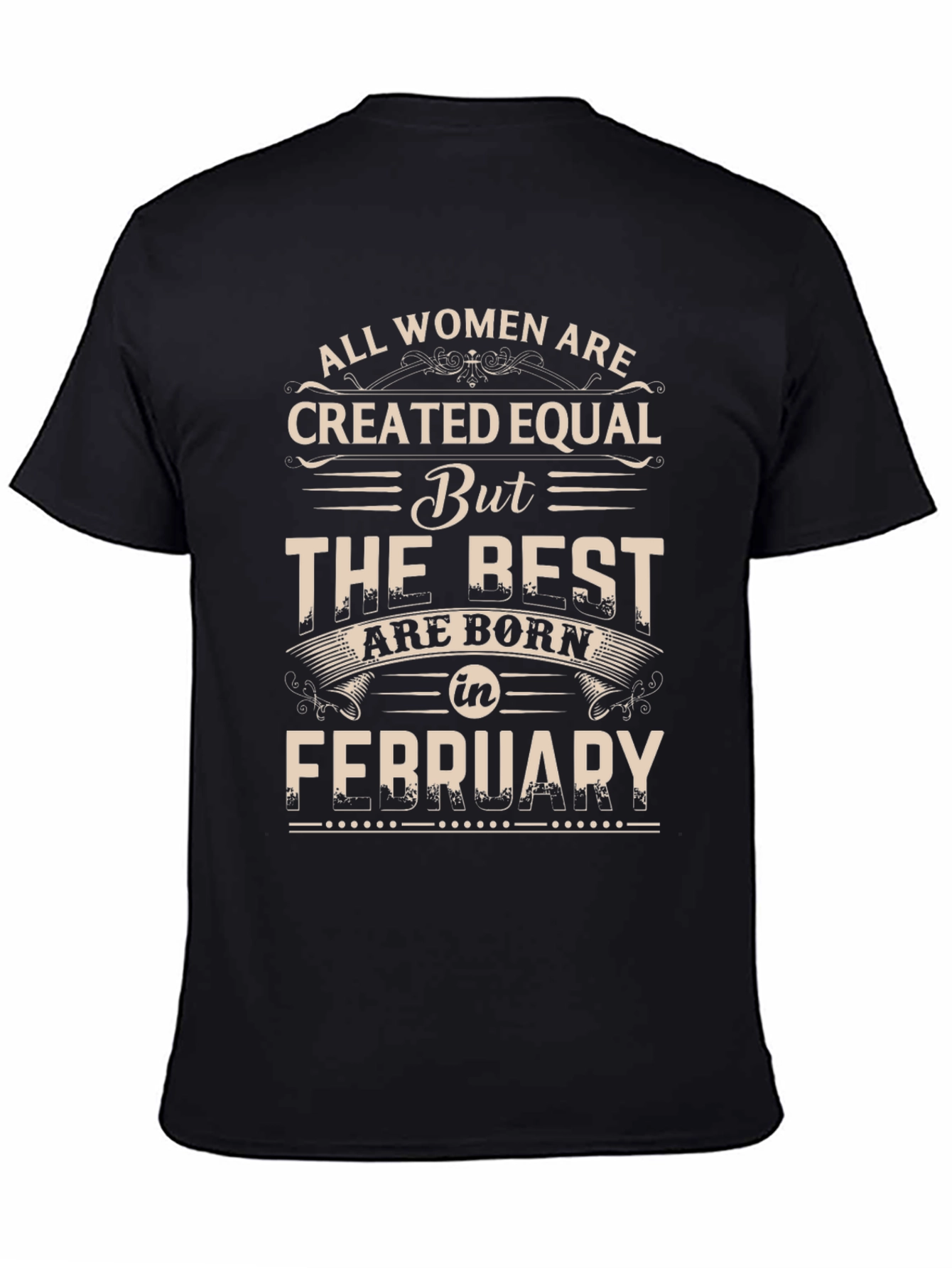 Born in February T-Shirt - Best Women