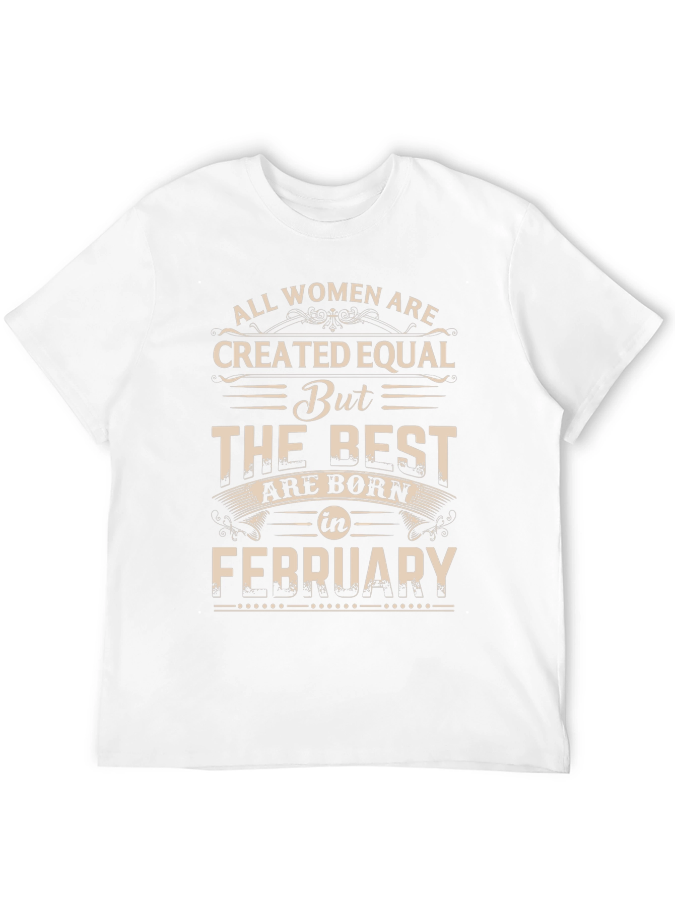 Born in February T-Shirt - Best Women