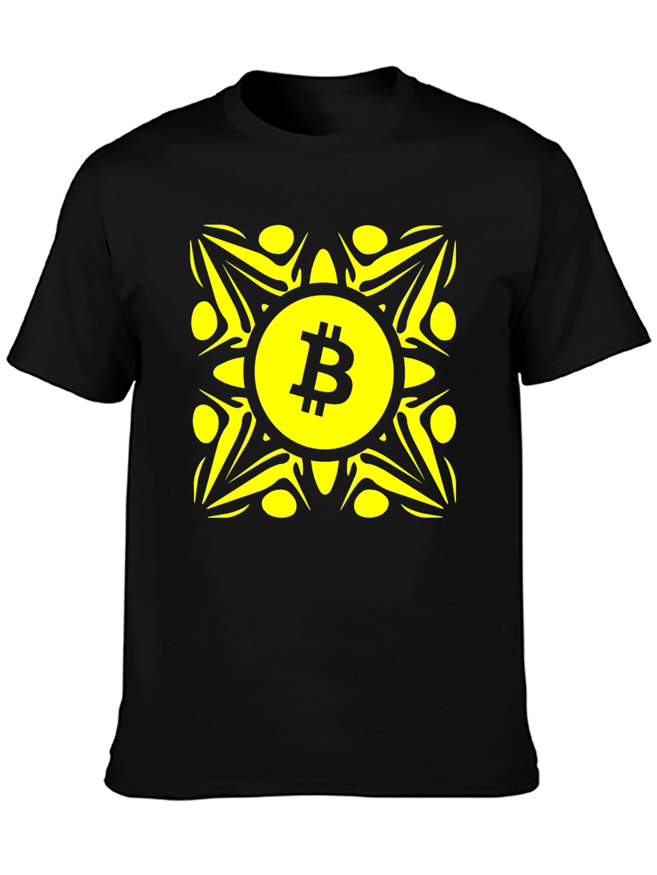 Bitcoin Mandala T-Shirt - Crypto Currency Tee