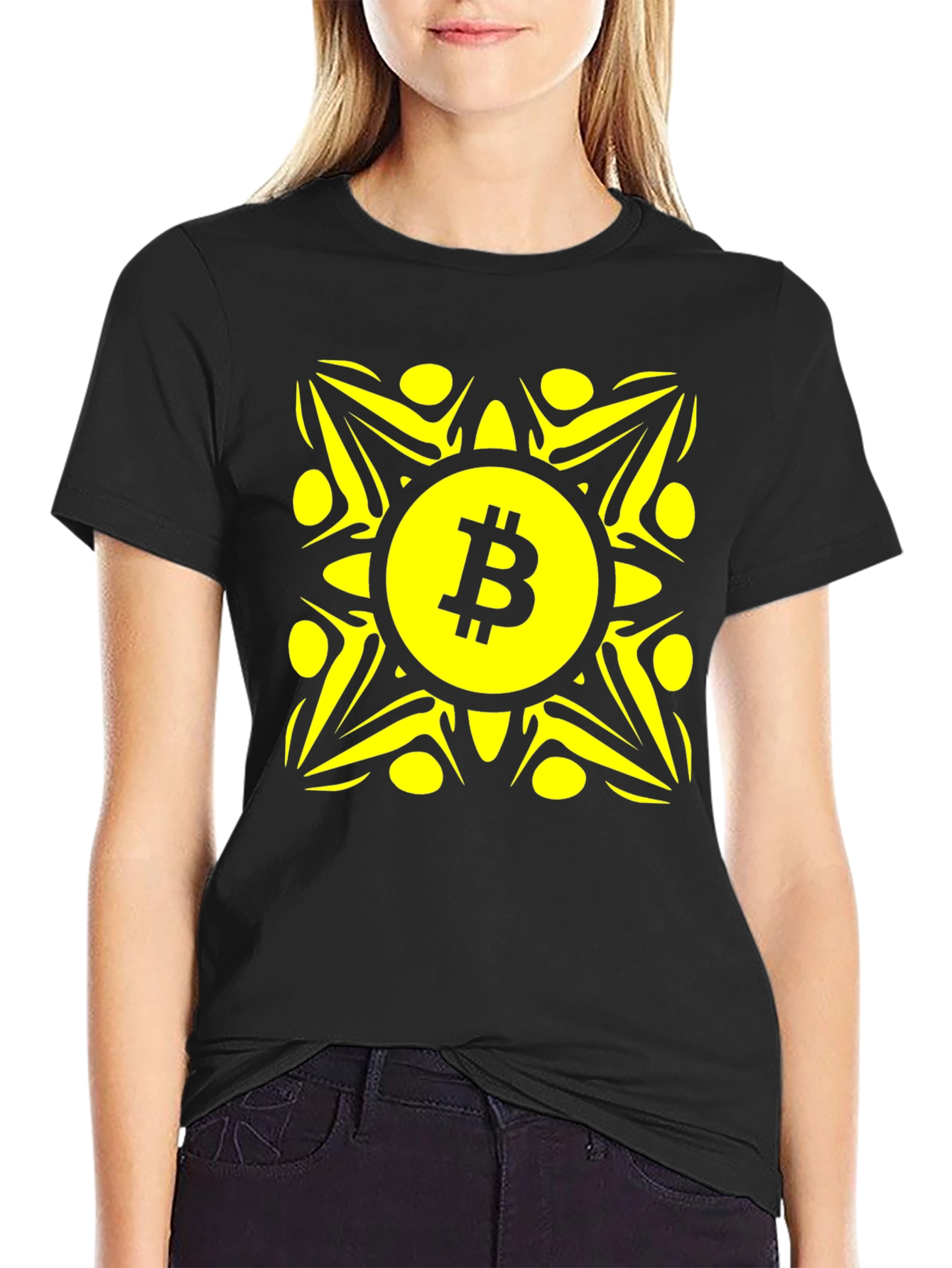 Bitcoin Mandala T-Shirt - Crypto Currency Tee