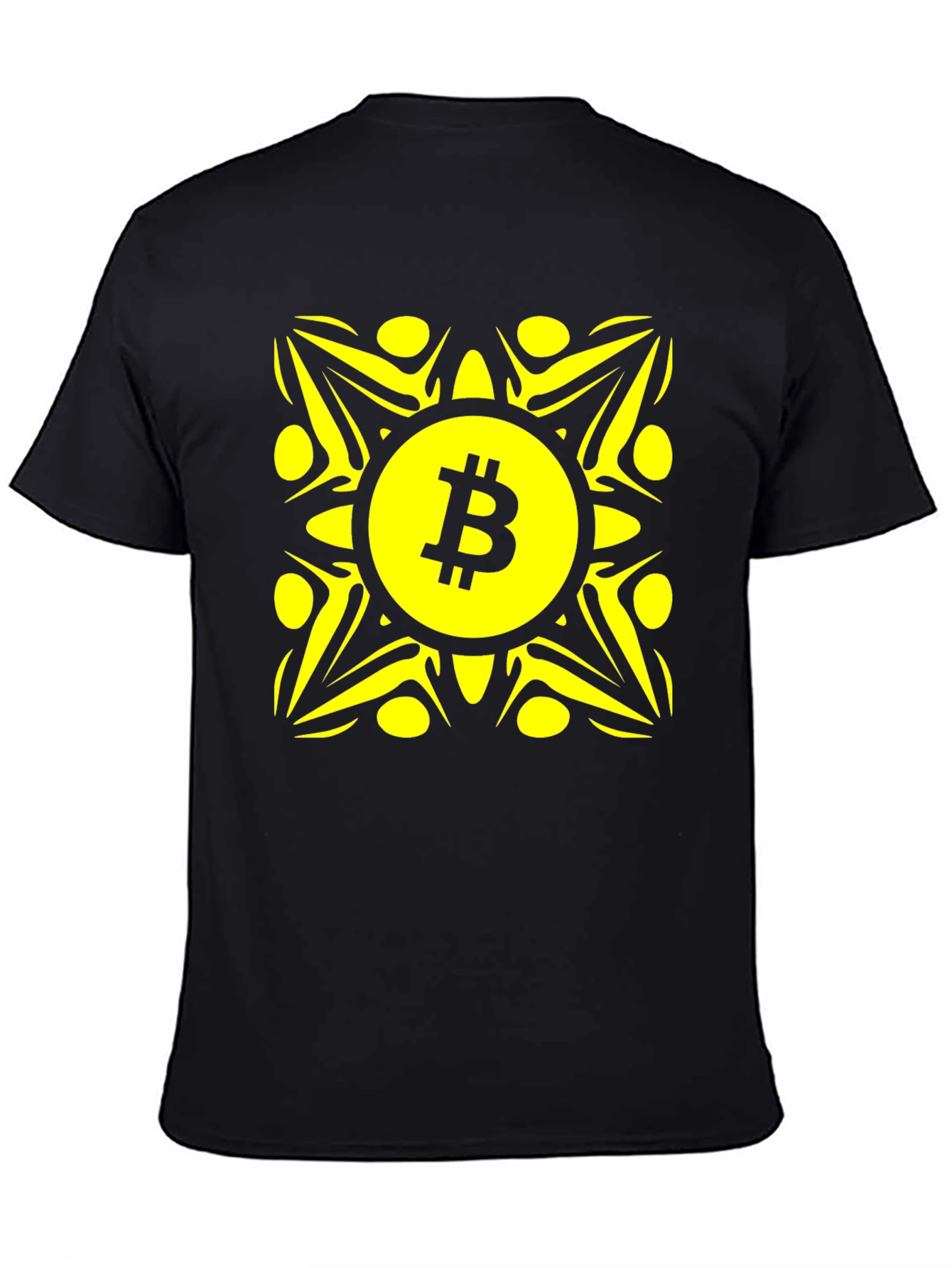 Bitcoin Mandala T-Shirt - Crypto Currency Tee