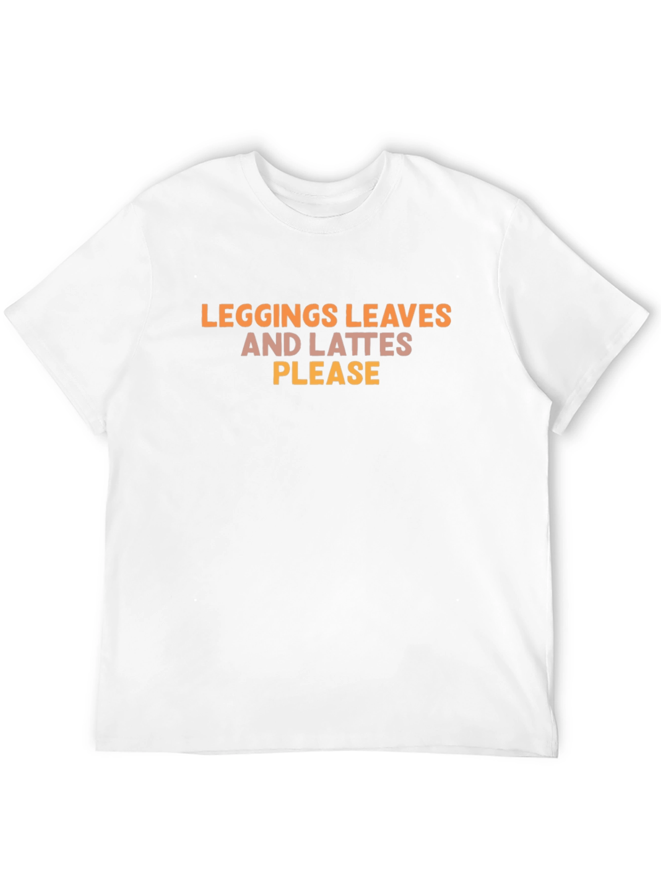 Leggings Leaves & Lattes Please Black T-Shirt