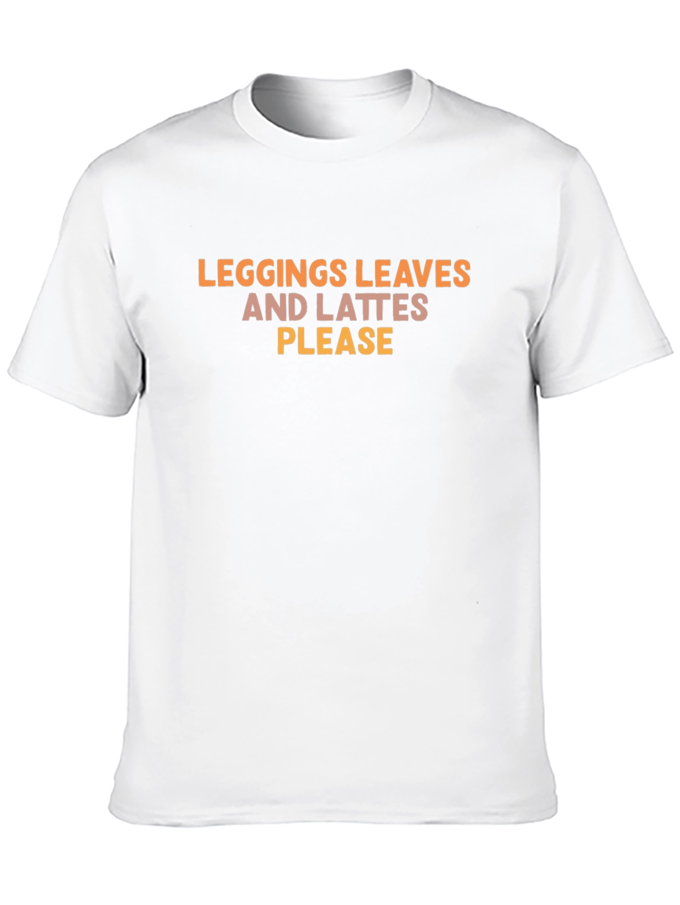 Leggings Leaves & Lattes Please Black T-Shirt