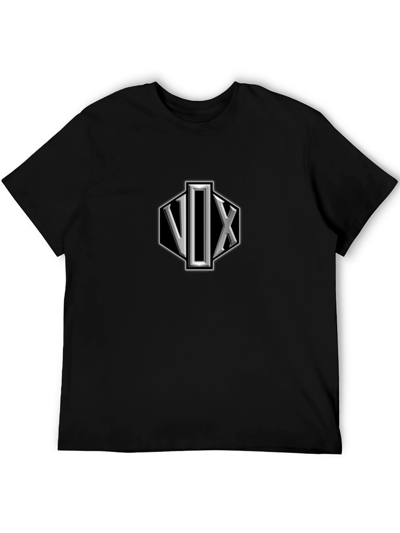 Vox Hexagon Logo Graphic T-Shirt - Black