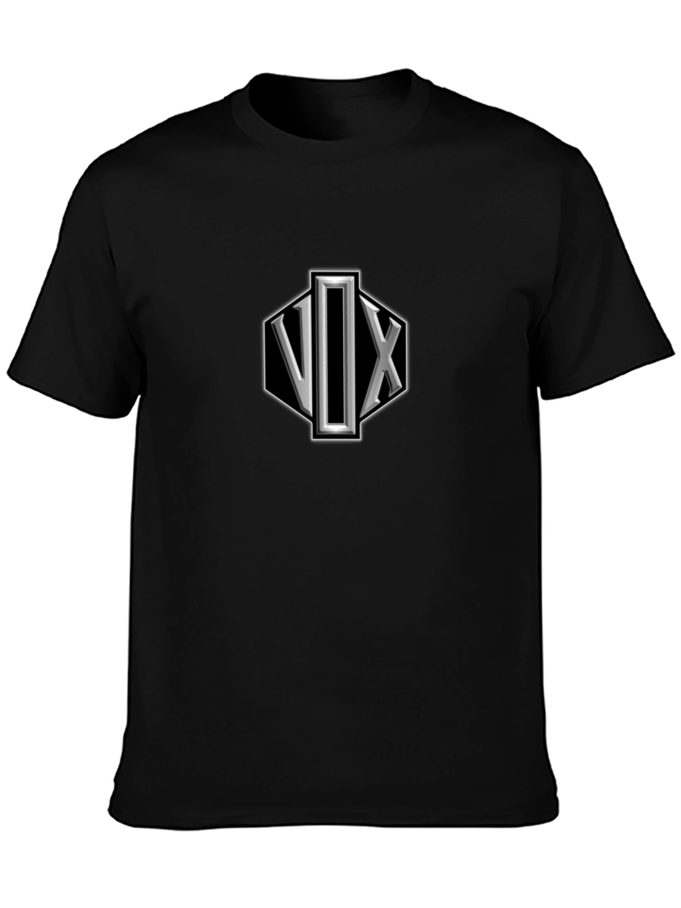 Vox Hexagon Logo Graphic T-Shirt - Black