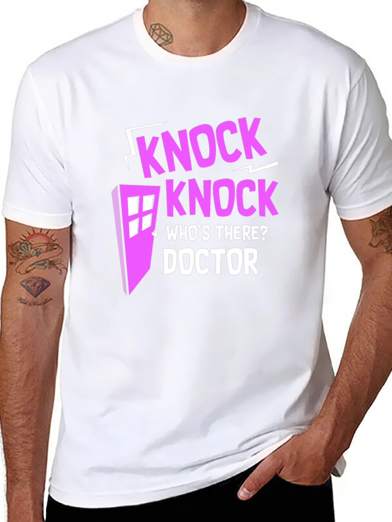 Knock Knock Whos There Doctor T-Shirt