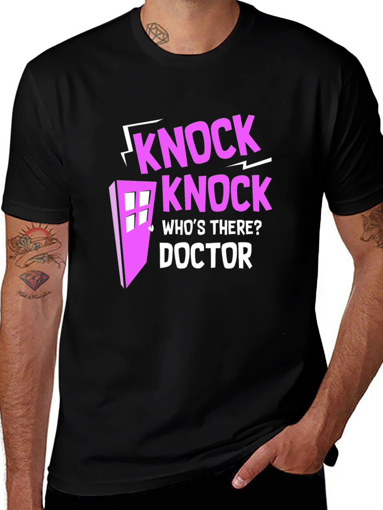 Knock Knock Whos There Doctor T-Shirt