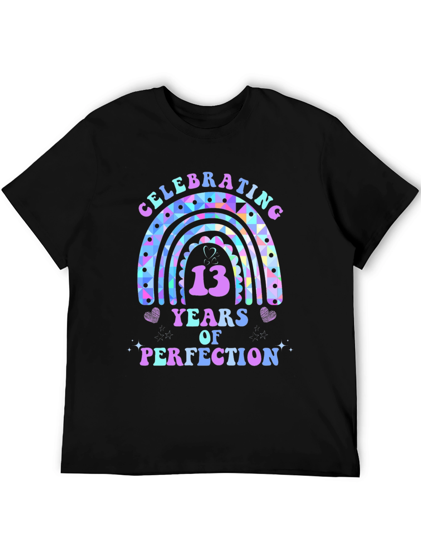 Celebrating 13 Years Rainbow Tee