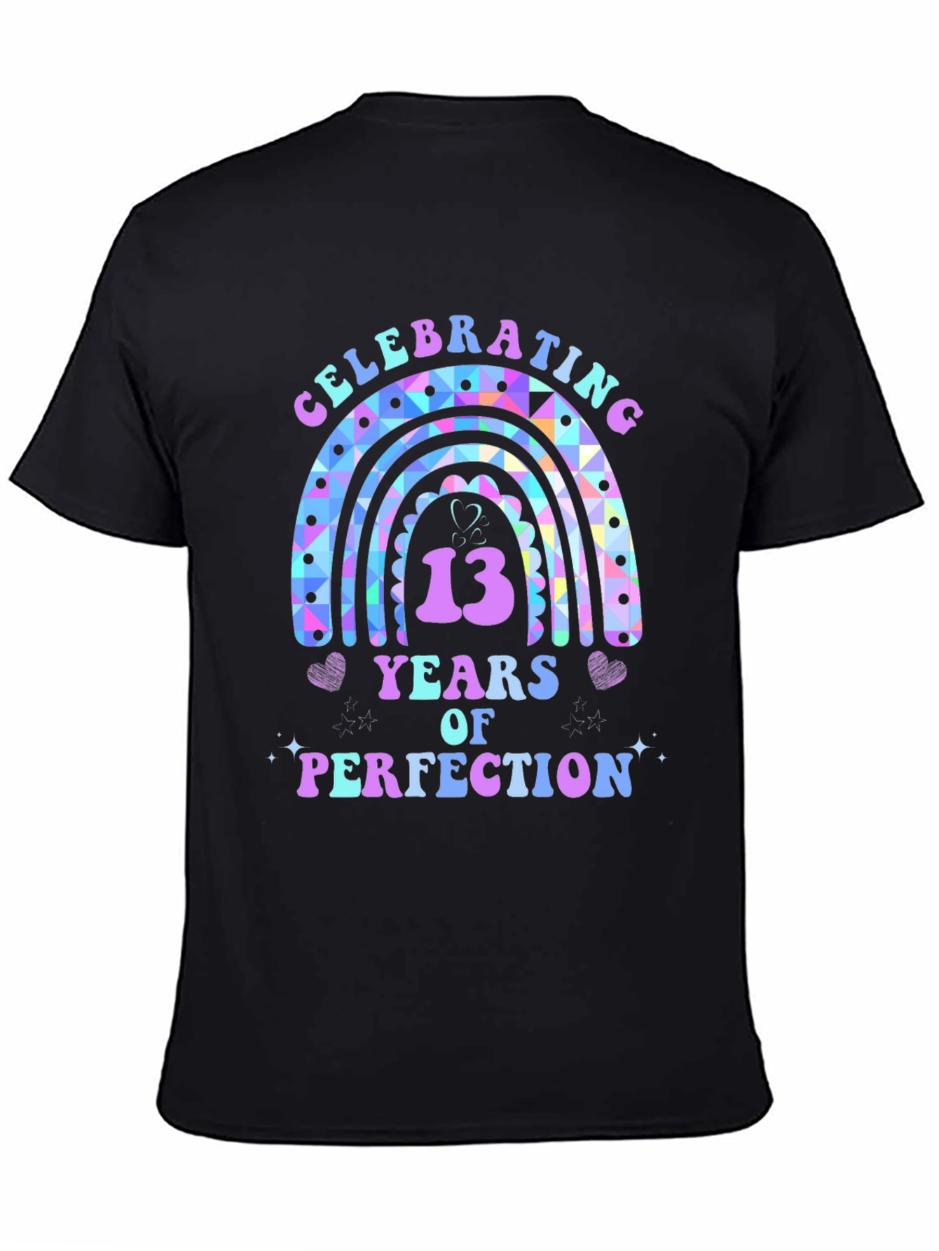 Celebrating 13 Years Rainbow Tee