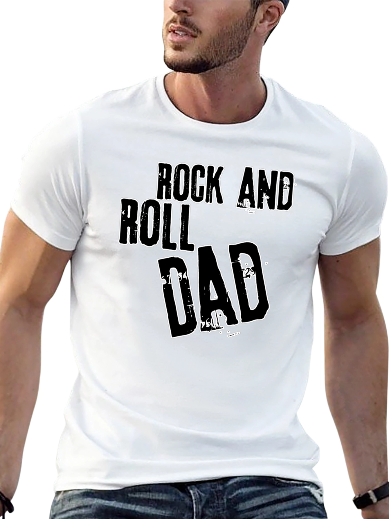 Rock and Roll Dad Graphic T-Shirt