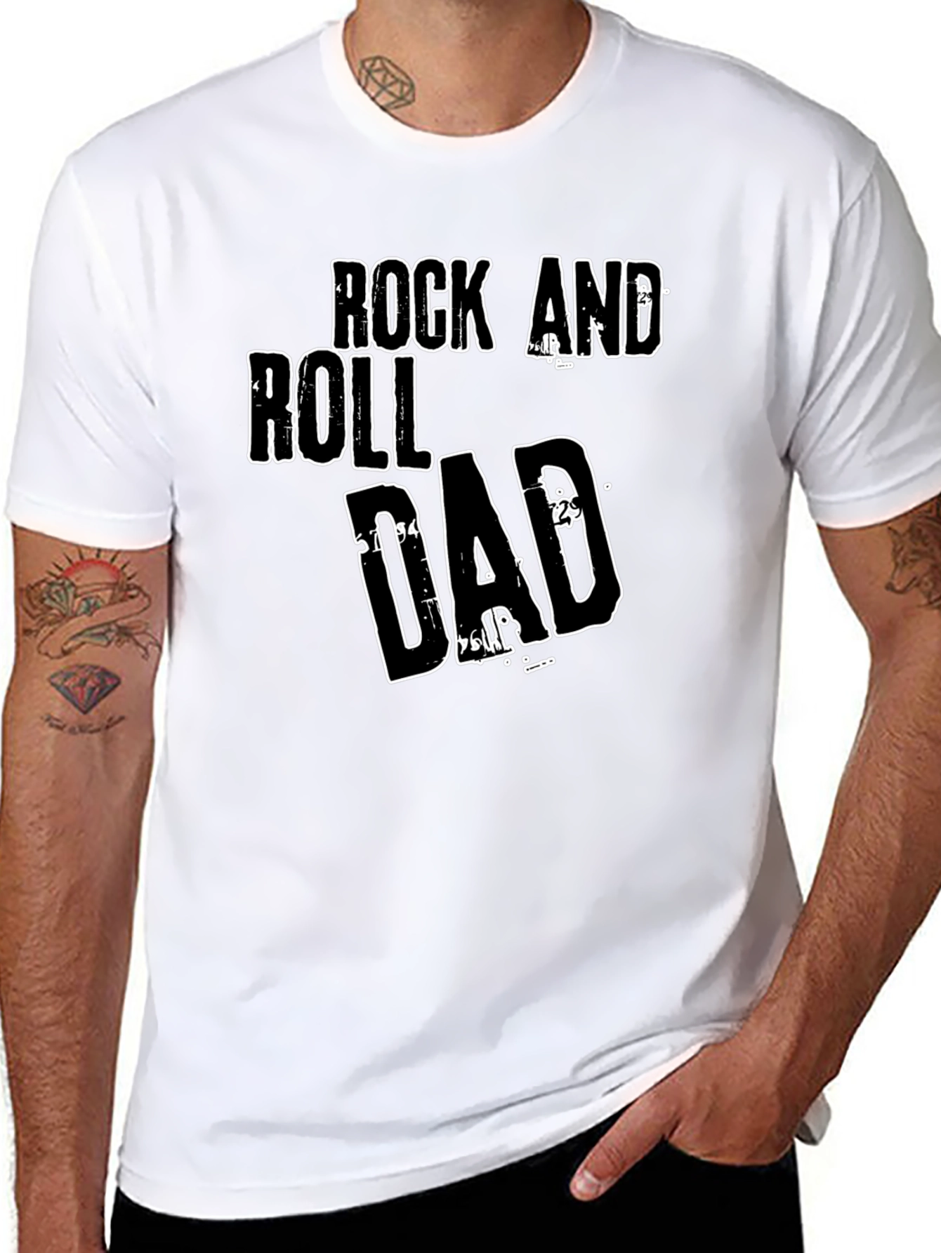 Rock and Roll Dad Graphic T-Shirt