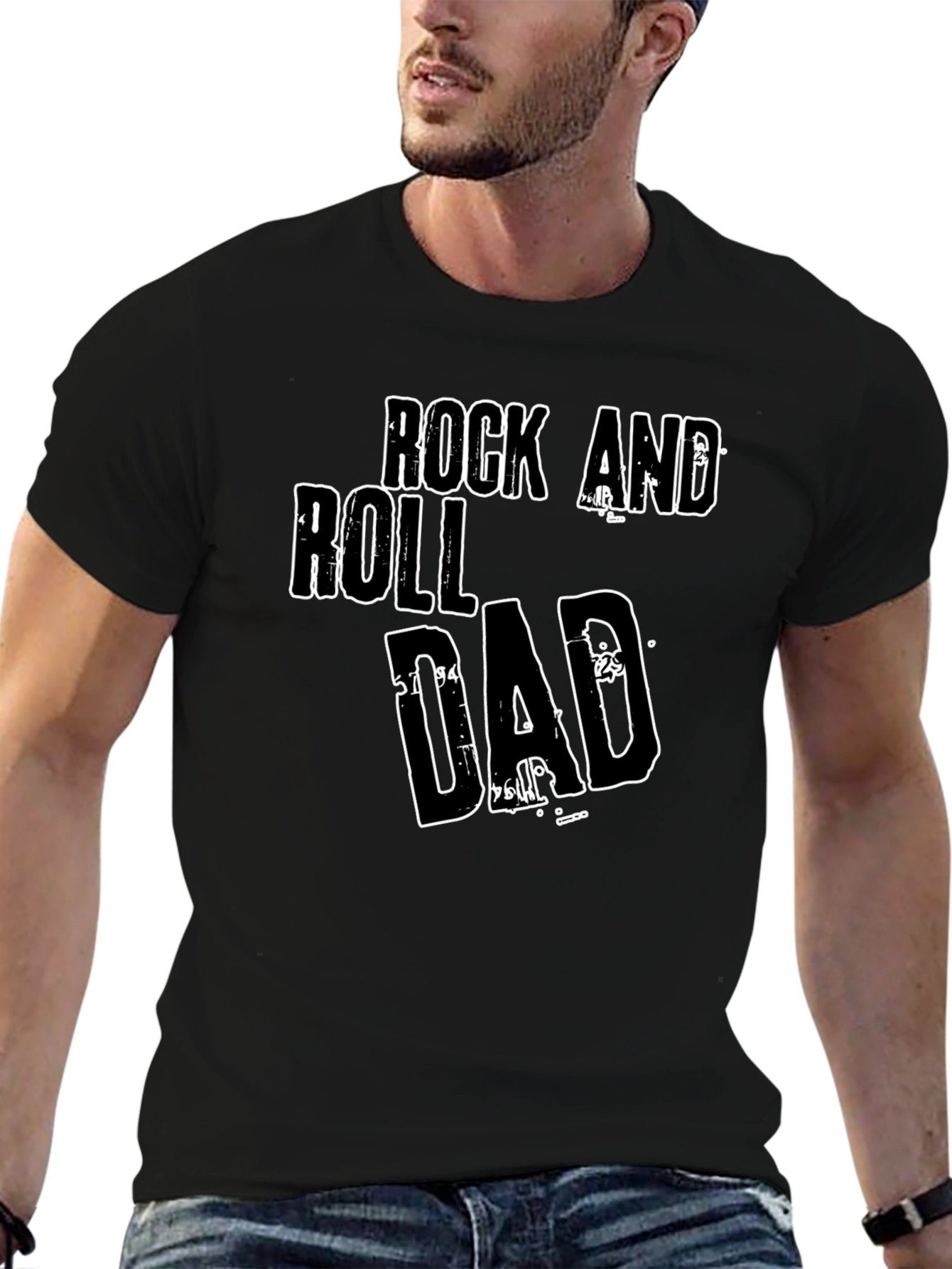Rock and Roll Dad Graphic T-Shirt