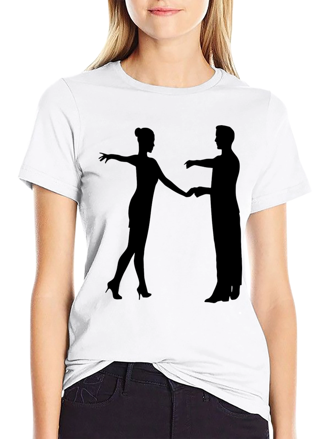 Dancing Duo Black T-Shirt